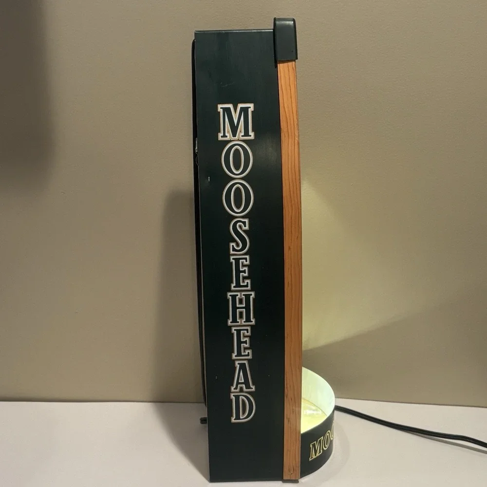 Moose‎ Head Promotional Beer Canoe Lighted Display Shelf